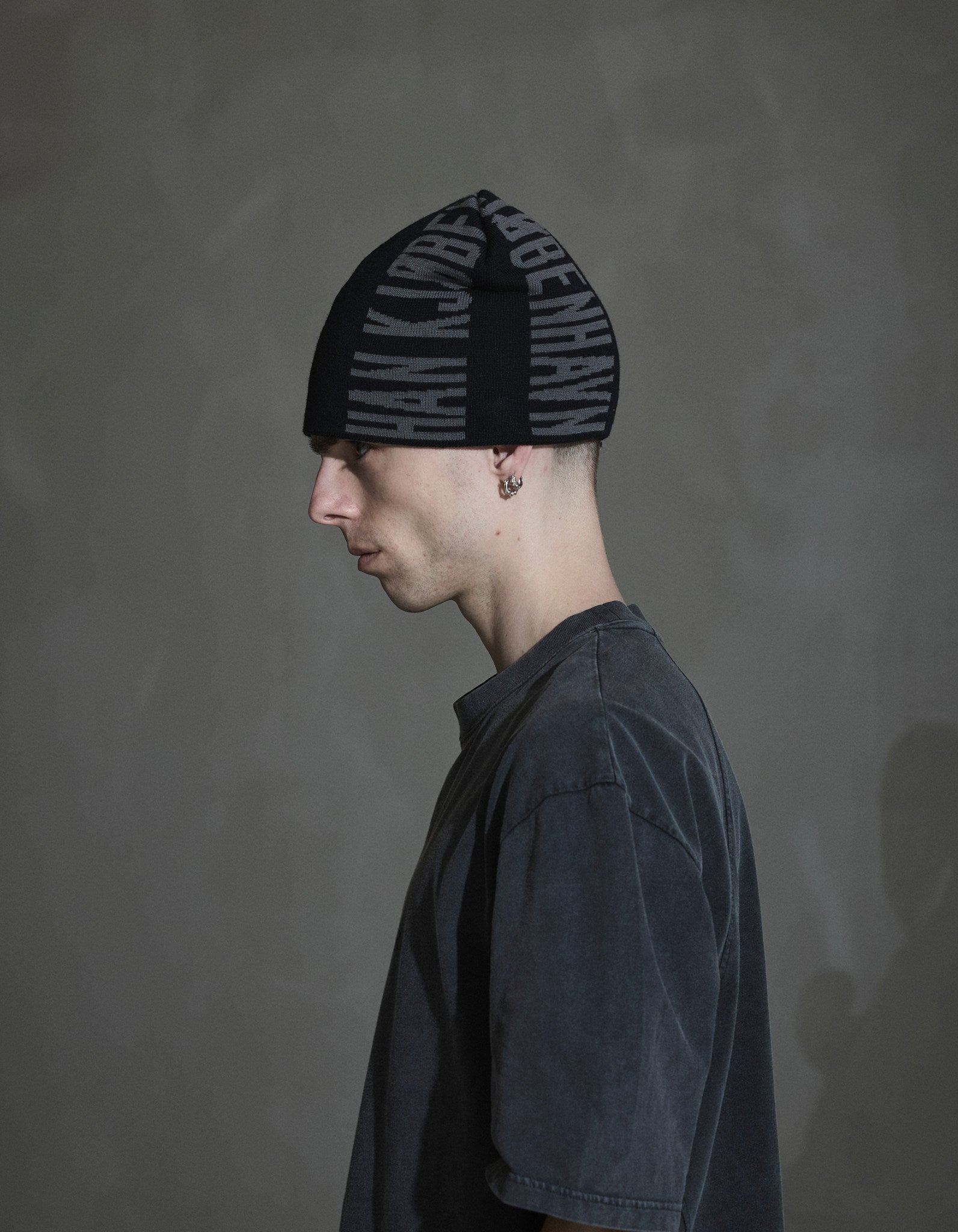 Logo Cuffless Beanie - Black – Han Kjøbenhavn