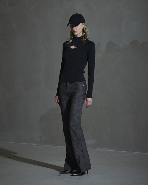 Diamond Long Sleeve - Washed Black