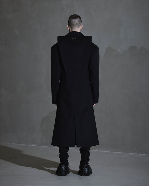Collared Coat - Black