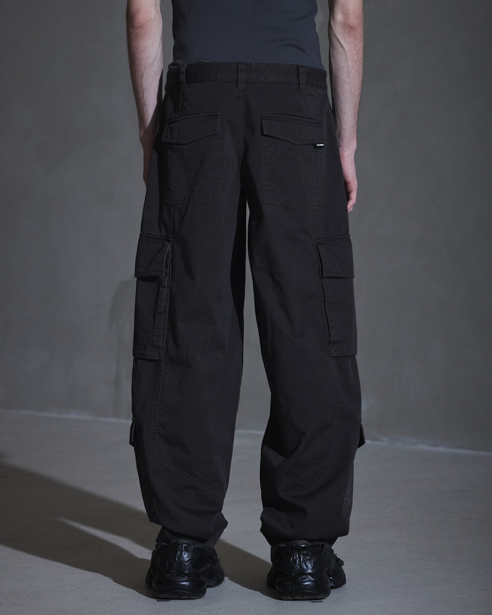 Cargo Twill Trousers - Dark Grey – Han Kjøbenhavn