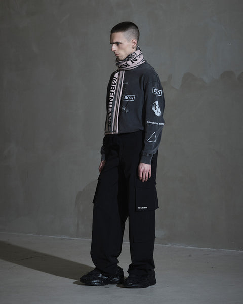 Ripstop Cargo Trousers - Black