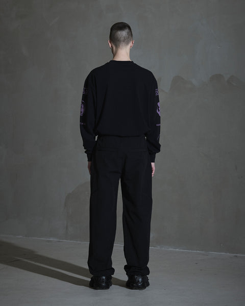 Ripstop Track Trousers - Black