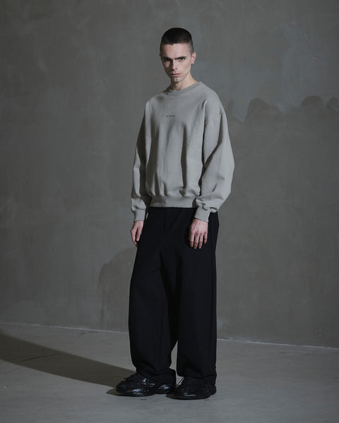 Kingdom Oversized Crewneck - Rock Grey