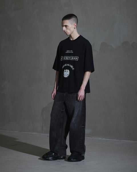 Kingdom Oversized Tee - Black