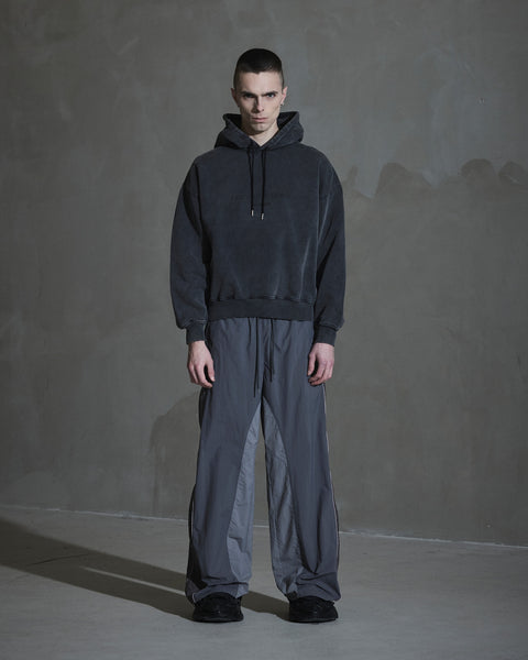 Logo Oversized Hoodie - Dark Grey