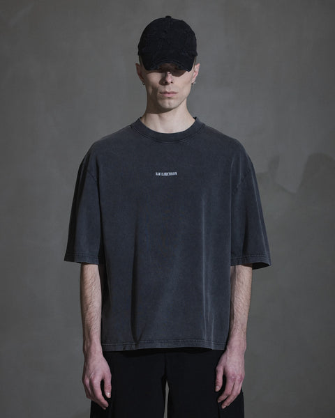 Graphic Oversized Tee - Dark Grey