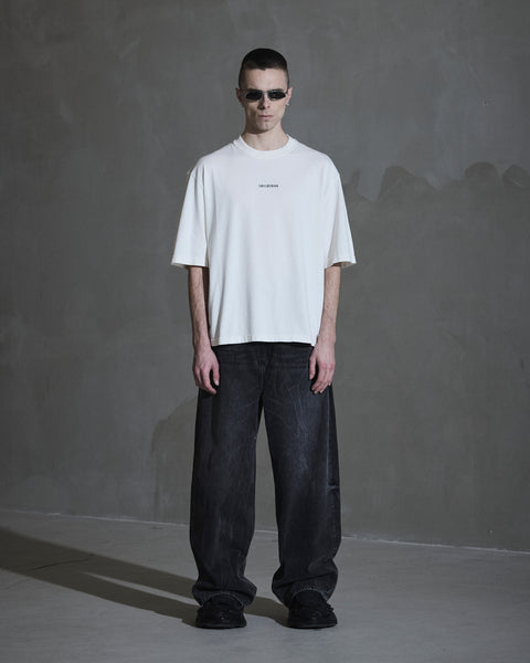 Graphic Oversized Tee - Off White