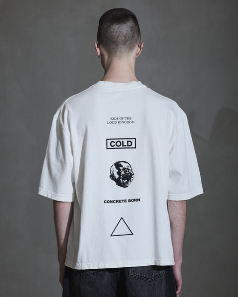 Graphic Oversized Tee - Off White
