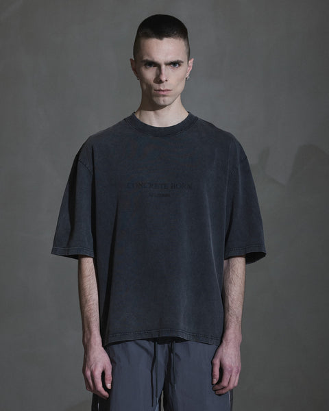 Logo Oversized Tee - Dark Grey