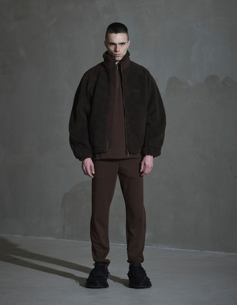 Fleece Jacket - Coffe Brown