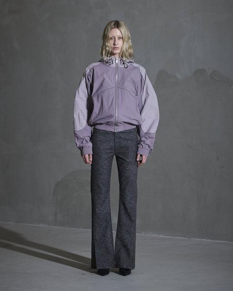 Detailed Track Jacket - Dusty Purple