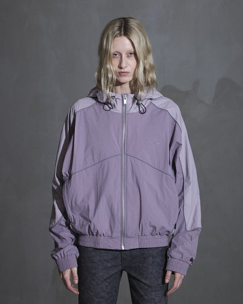Detailed Track Jacket - Dusty Purple