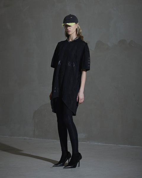 Football Mesh Dress - Black