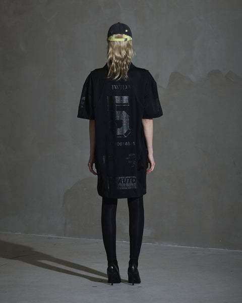 Football Mesh Dress - Black