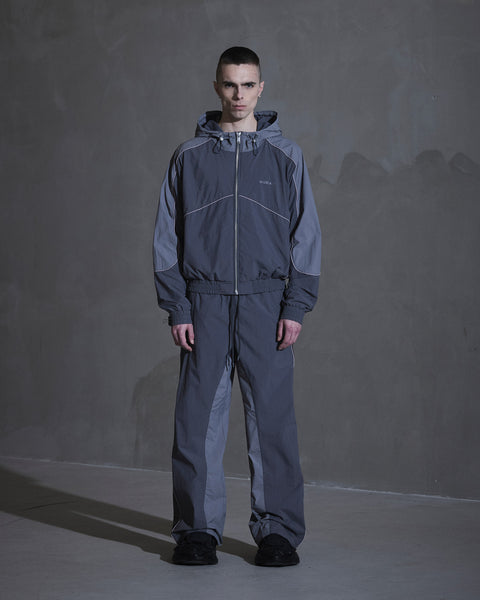 Detailed Track Jacket - Dark Grey