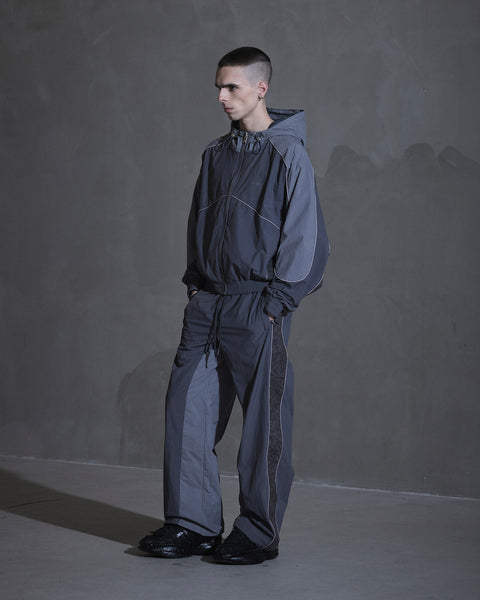Detailed Track Jacket - Dark Grey