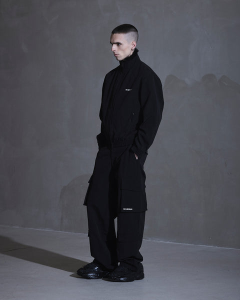 Ripstop Track Jacket - Black