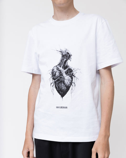 Heart Monster Regular Tee S/S - Optic White