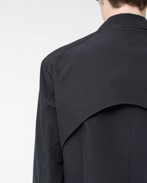 Layered Boxy Jacket - Black