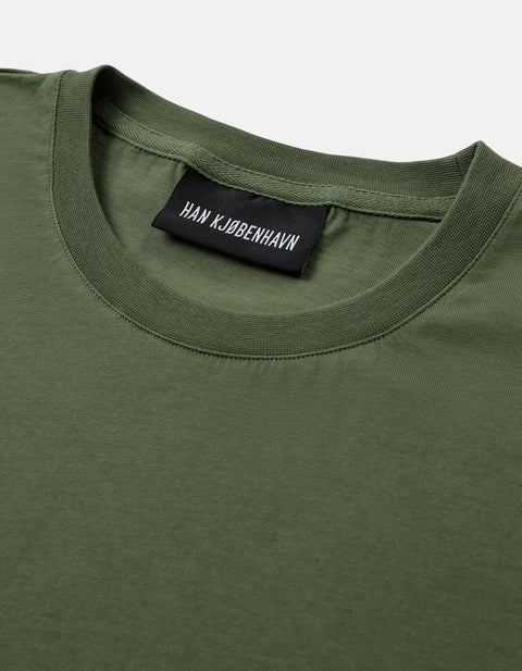 Roots Embroidery T-shirt - Green