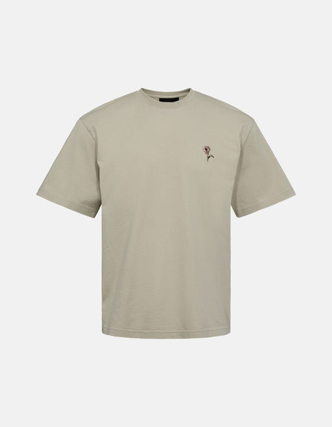 Roots Embroidery T-shirt - Sand