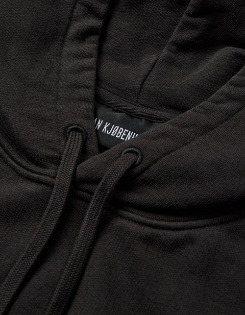 Roots Embroidery Hoodie - Black