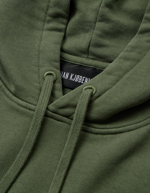 Roots Embroidery Hoodie - Green