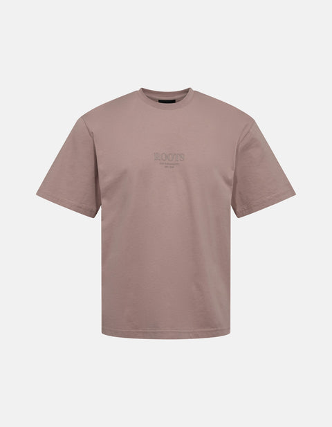 Roots T-shirt - Dusty Rose