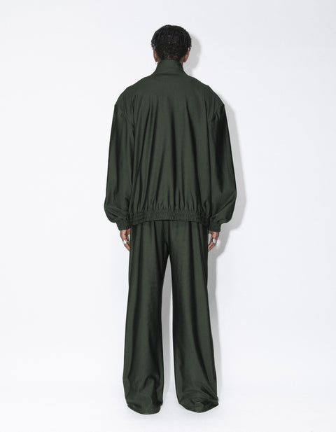 Oversized Track Trousers - Dark Green