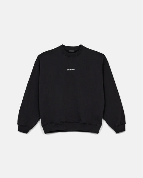 Daily Oversized Crew Neck - Black