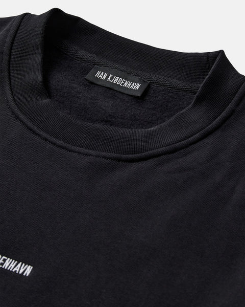 Daily Oversized Crew Neck - Black