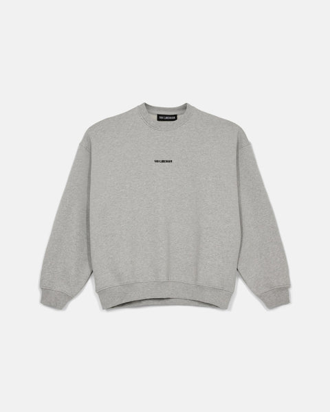 Daily Oversized Crew Neck - Grey Melange