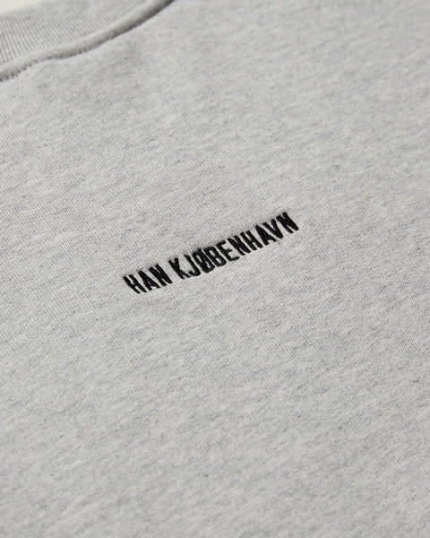 Daily Oversized Crew Neck - Grey Melange