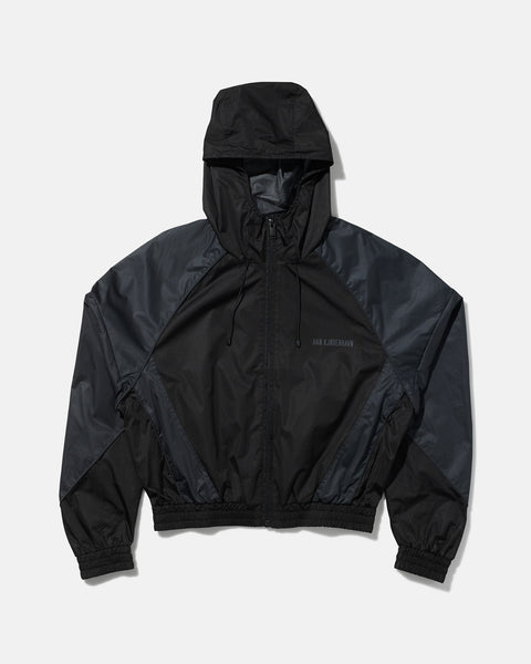 Panelled Track Jacket - Anthracite Black