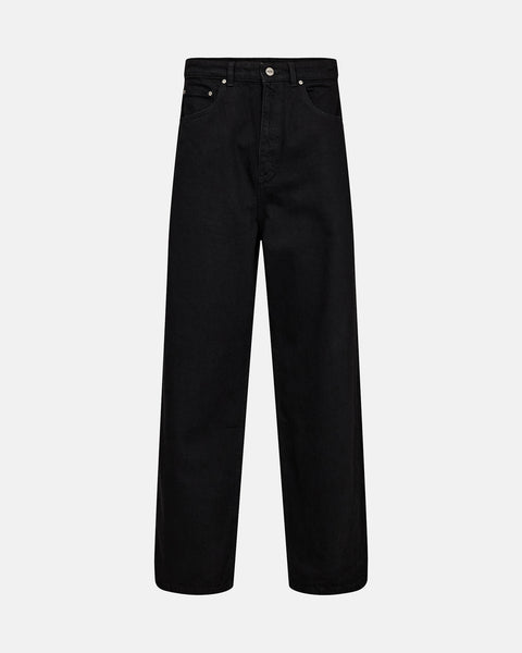Baggy Denim Jeans - Black Tint
