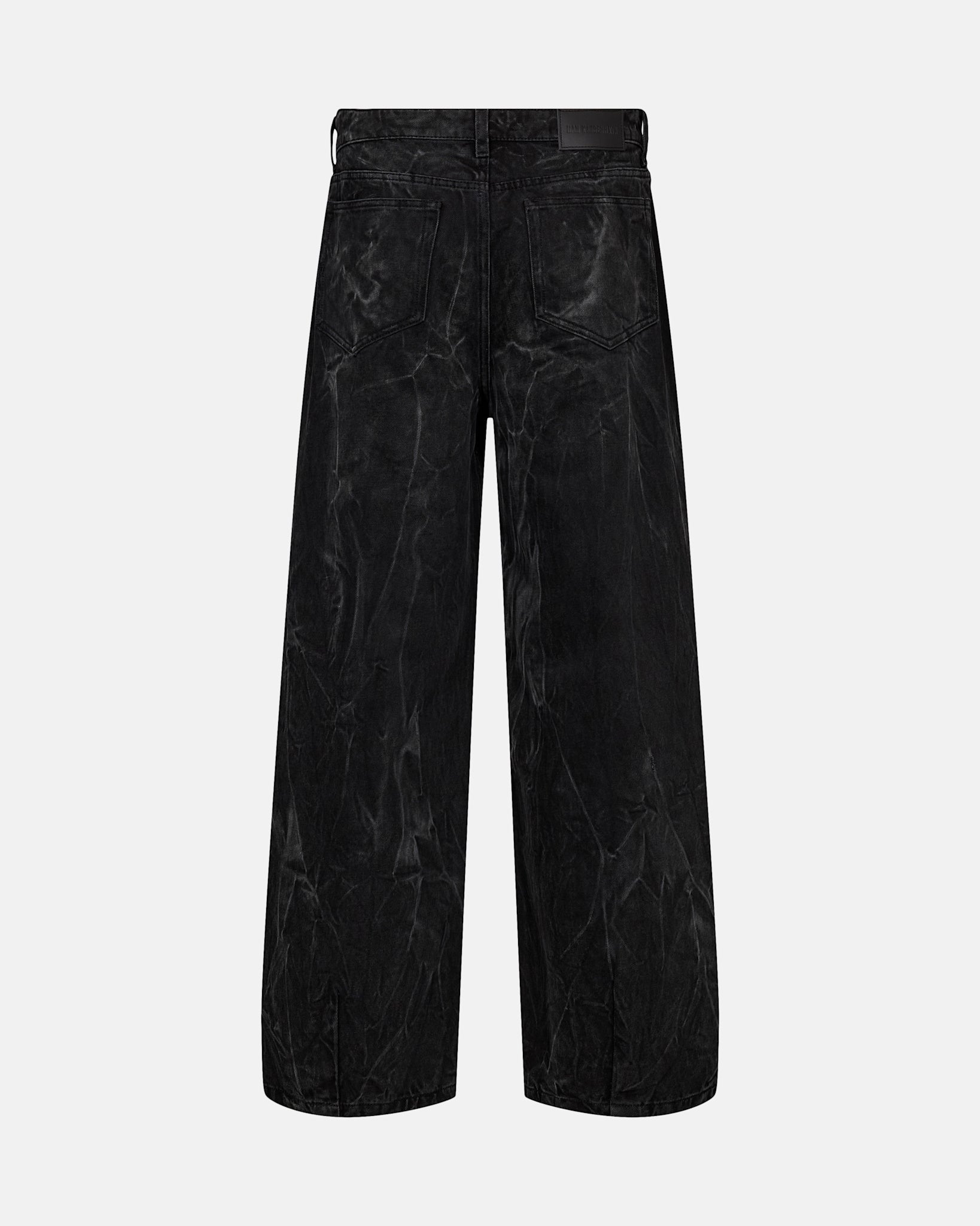 Baggy Denim Jeans - Black Vein – Han Kjøbenhavn