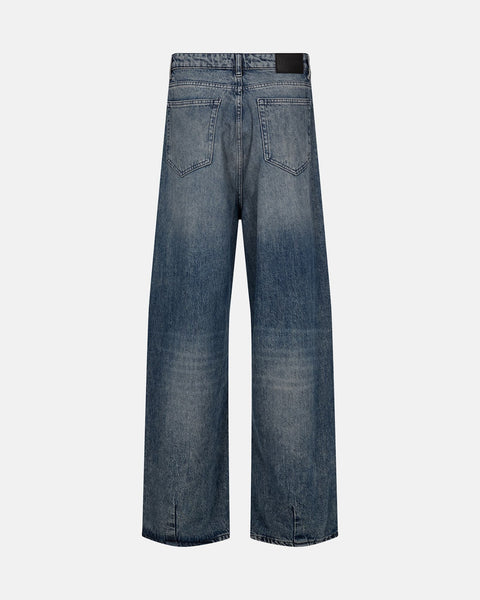 Baggy Denim Jeans - Dirty Blue