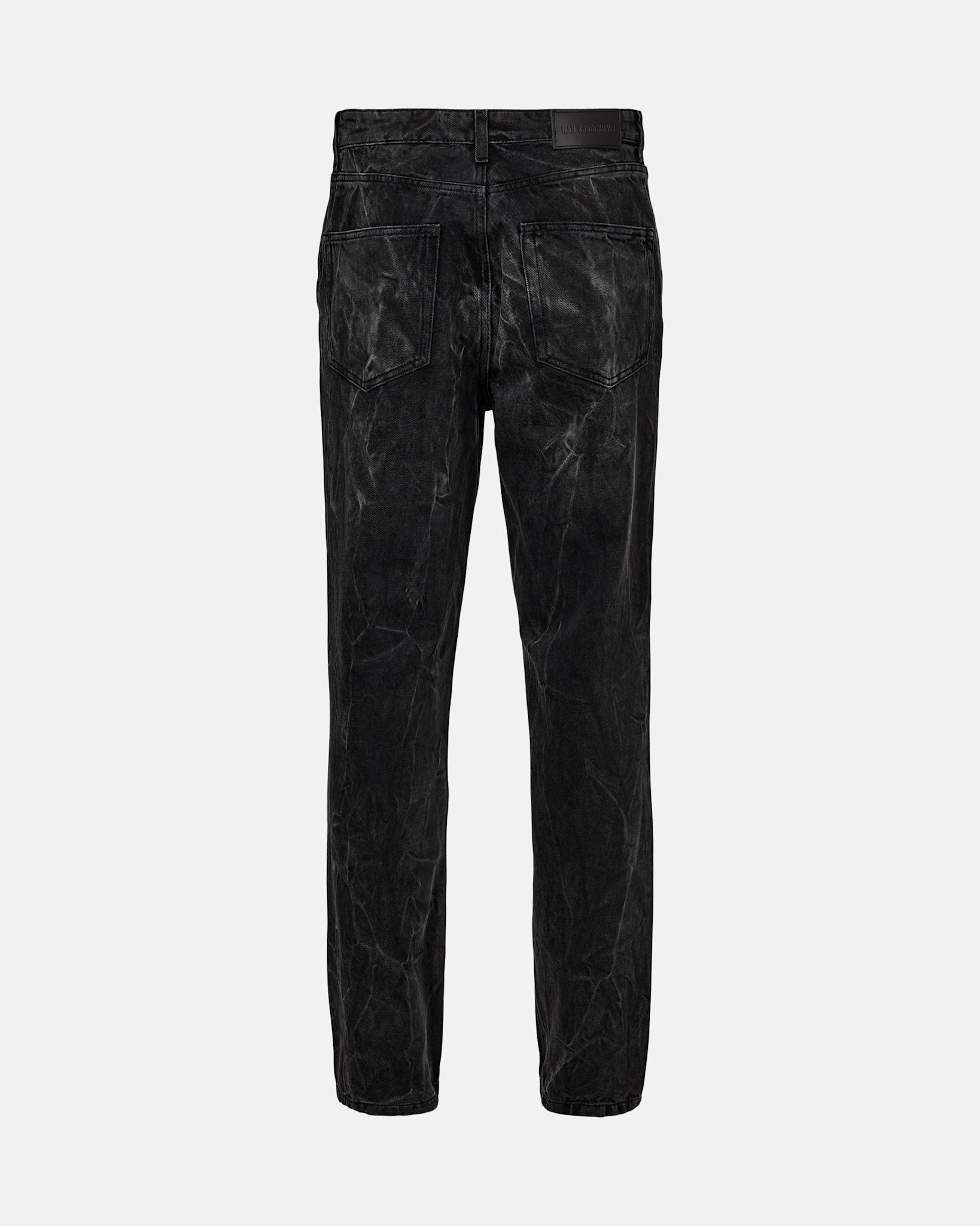 Relaxed Denim Jeans - Black Vein – Han Kjøbenhavn