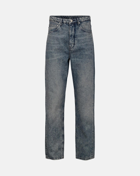 Relaxed Denim Jeans - Dirty Blue