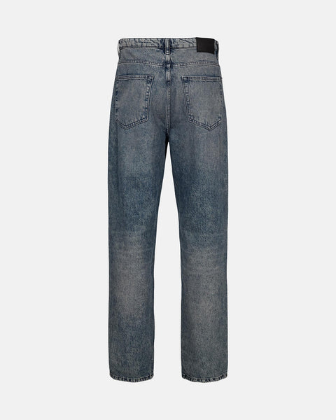 Relaxed Denim Jeans - Dirty Blue