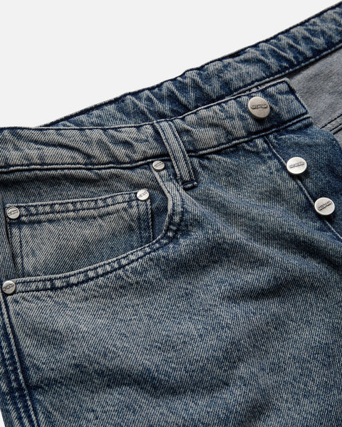Relaxed Denim Jeans - Dirty Blue