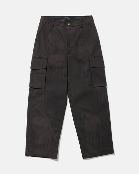 Cotton Cargo Trousers - Dark Brown
