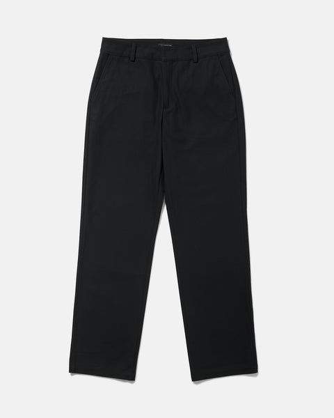 Straight Leg Trousers - Anthracite Black