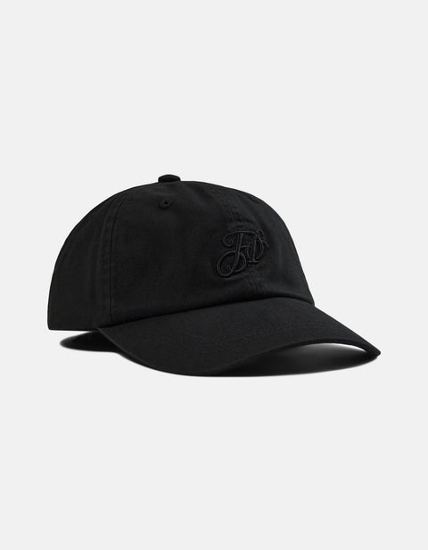 H Cotton Cap - Anthracite Black