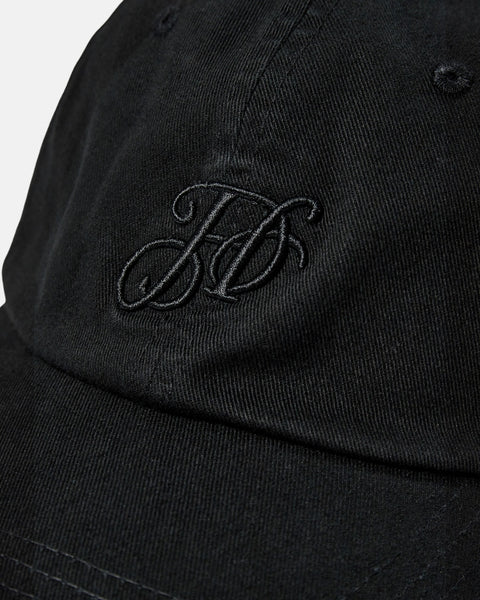 H Cotton Cap - Anthracite Black