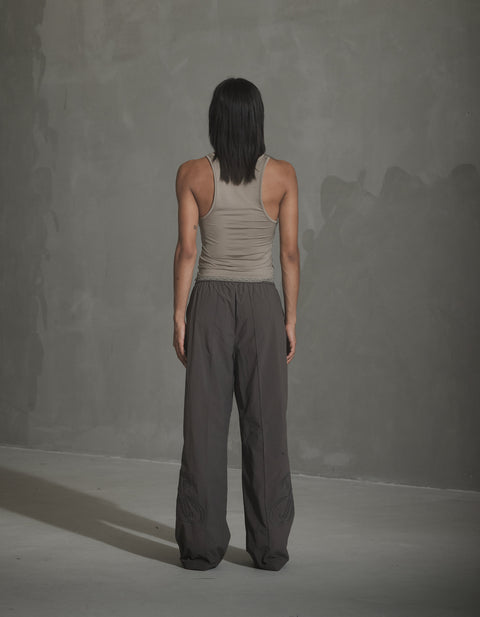Straight-leg Track Pants - Coffe Brown