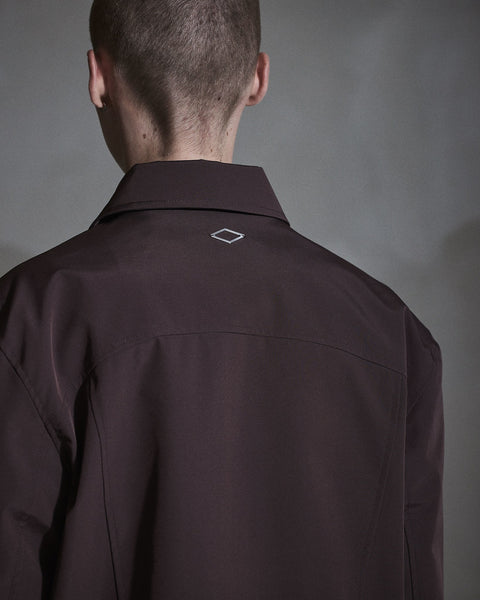 Technical Boxy Jacket - Dark Brown