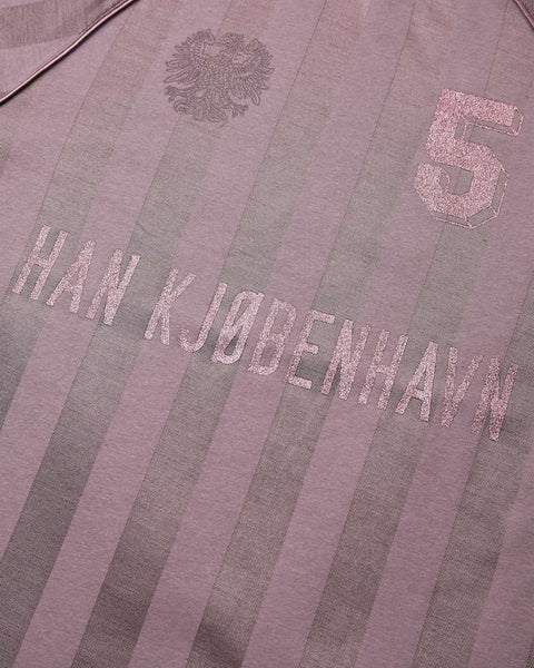 Logo Football Tee - Dusty Purple