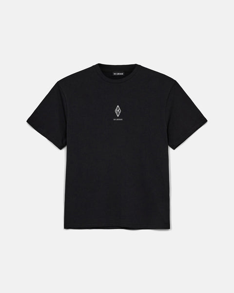 Diamond Loose Tee - Black/White