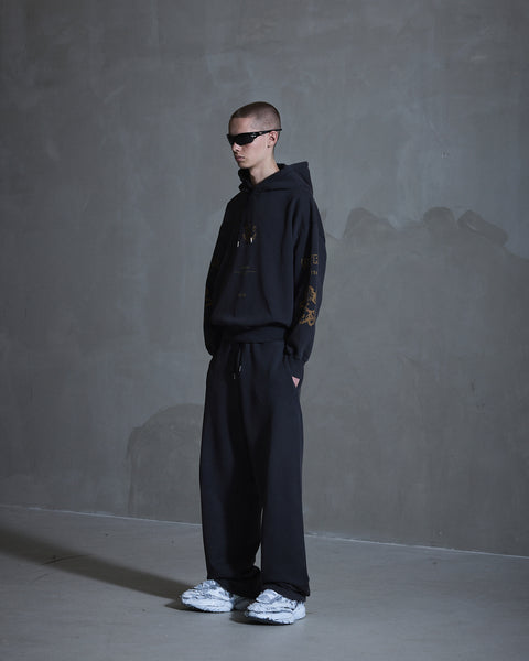 Ultras Oversized Hoodie - Black
